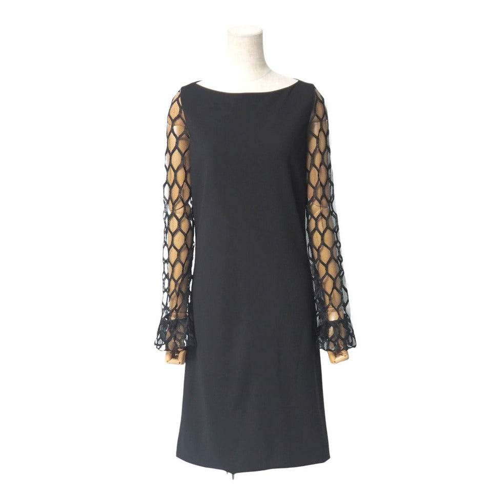 Gucci one piece 98% rayon, 2% polyurethane black 318923 Women S