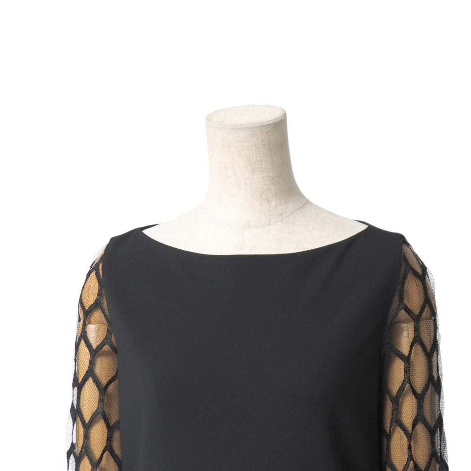 Gucci one piece 98% rayon, 2% polyurethane black 318923 Women S
