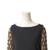 Gucci one piece 98% rayon, 2% polyurethane black 318923 Women S