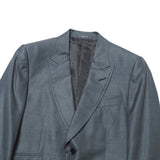 Gucci suit 60% wool, 40% silk gray 21NCFB mens 7-46 C