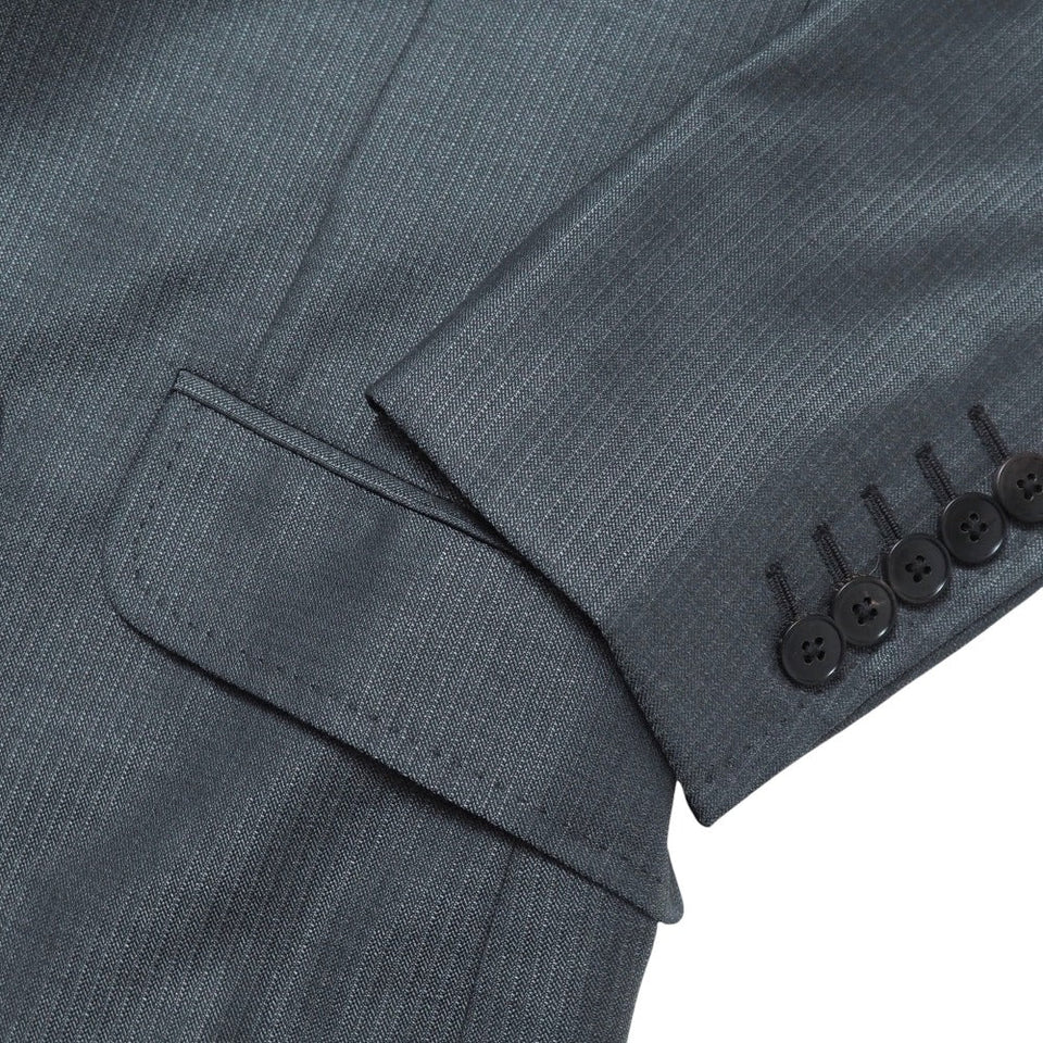 Gucci suit 60% wool, 40% silk gray 21NCFB mens 7-46 C