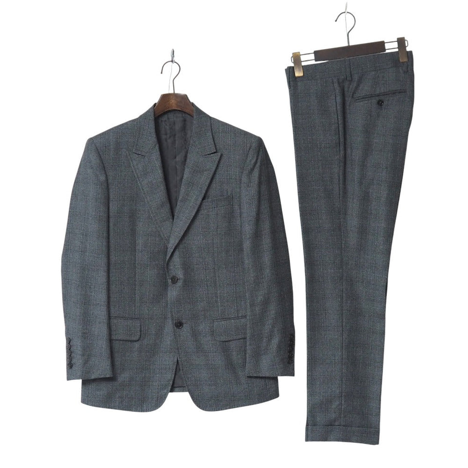 Gucci suit wool gray 21POFB mens 7-46 R
