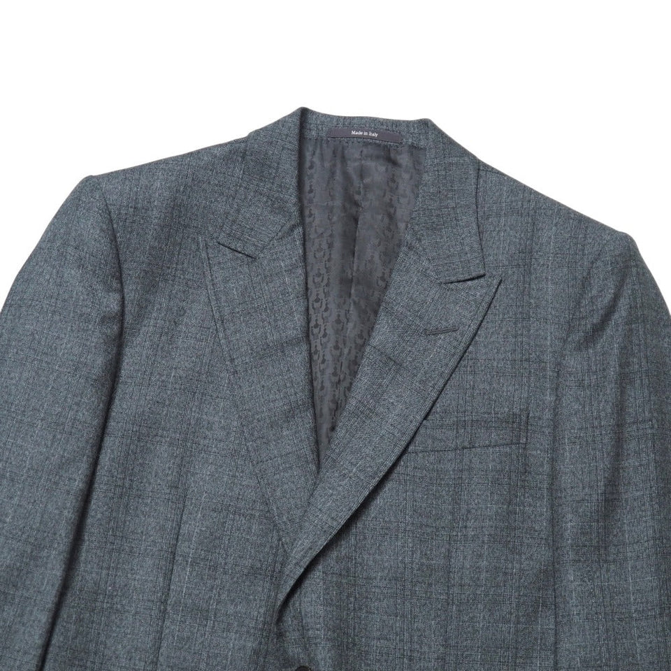 Gucci suit wool gray 21POFB mens 7-46 R