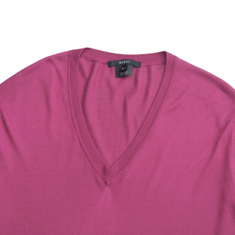 Gucci knit silk Purple type 170999 XL
