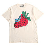 Gucci Short sleeve T-shirt cotton Ivory type Blue Green Red Black 539081 XJA2J XS