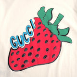 Gucci Short sleeve T-shirt cotton Ivory type Blue Green Red Black 539081 XJA2J XS