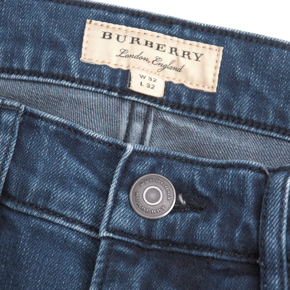Burberry Denim pants 99% cotton, 1% elastane Blue type 32