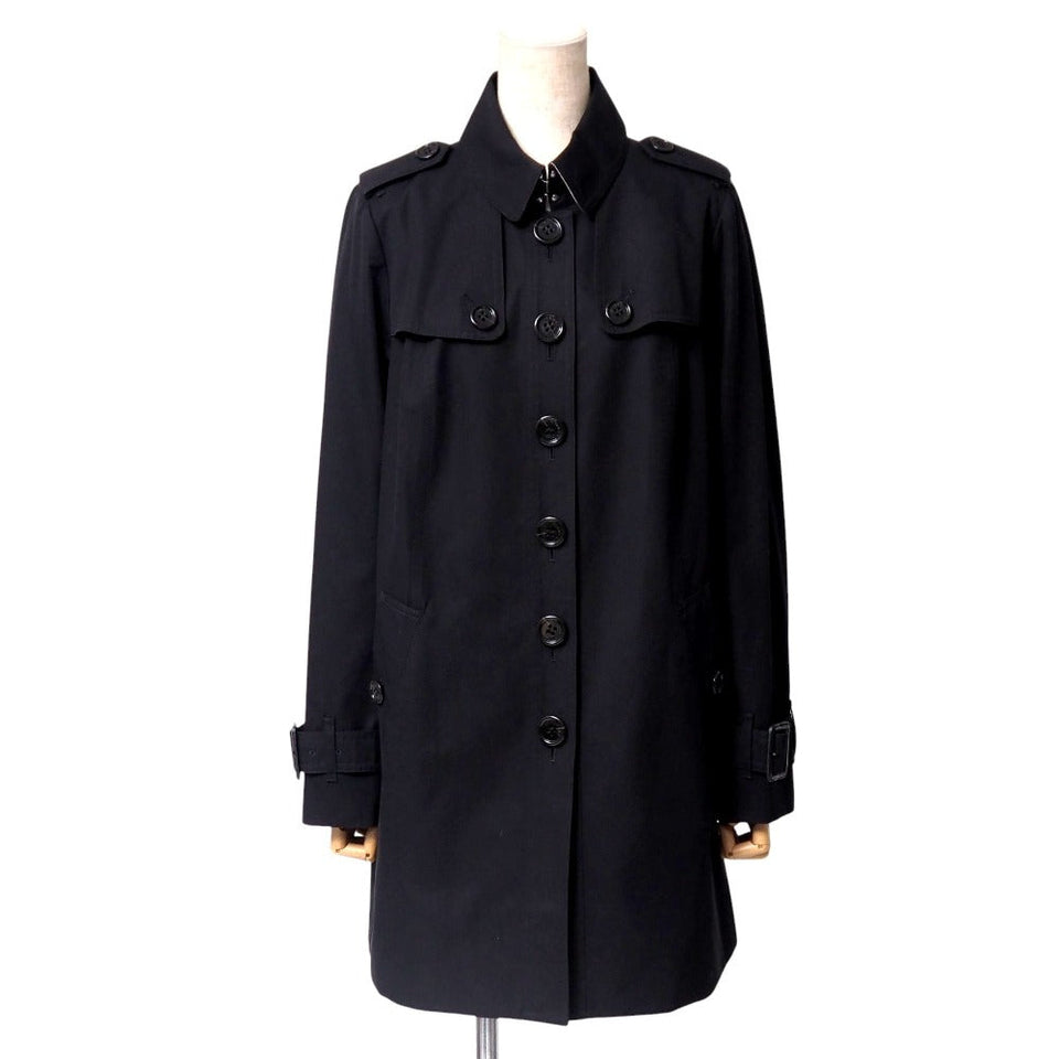 Burberry Stainless collar coat cotton Black type B2A03-330-09 44
