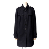 Burberry Stainless collar coat cotton Black type B2A03-330-09 44