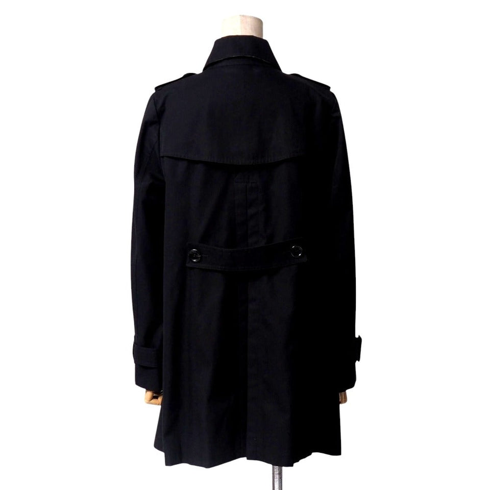 Burberry Stainless collar coat cotton Black type B2A03-330-09 44