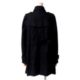 Burberry Stainless collar coat cotton Black type B2A03-330-09 44
