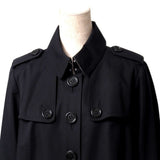 Burberry Stainless collar coat cotton Black type B2A03-330-09 44