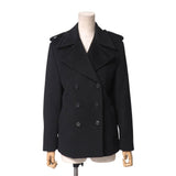 Gucci pea coat hair black 214-0293-7890 38