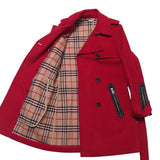 Burberry trench coat 90% wool, 10% cashmere Red FF713-335-18 42
