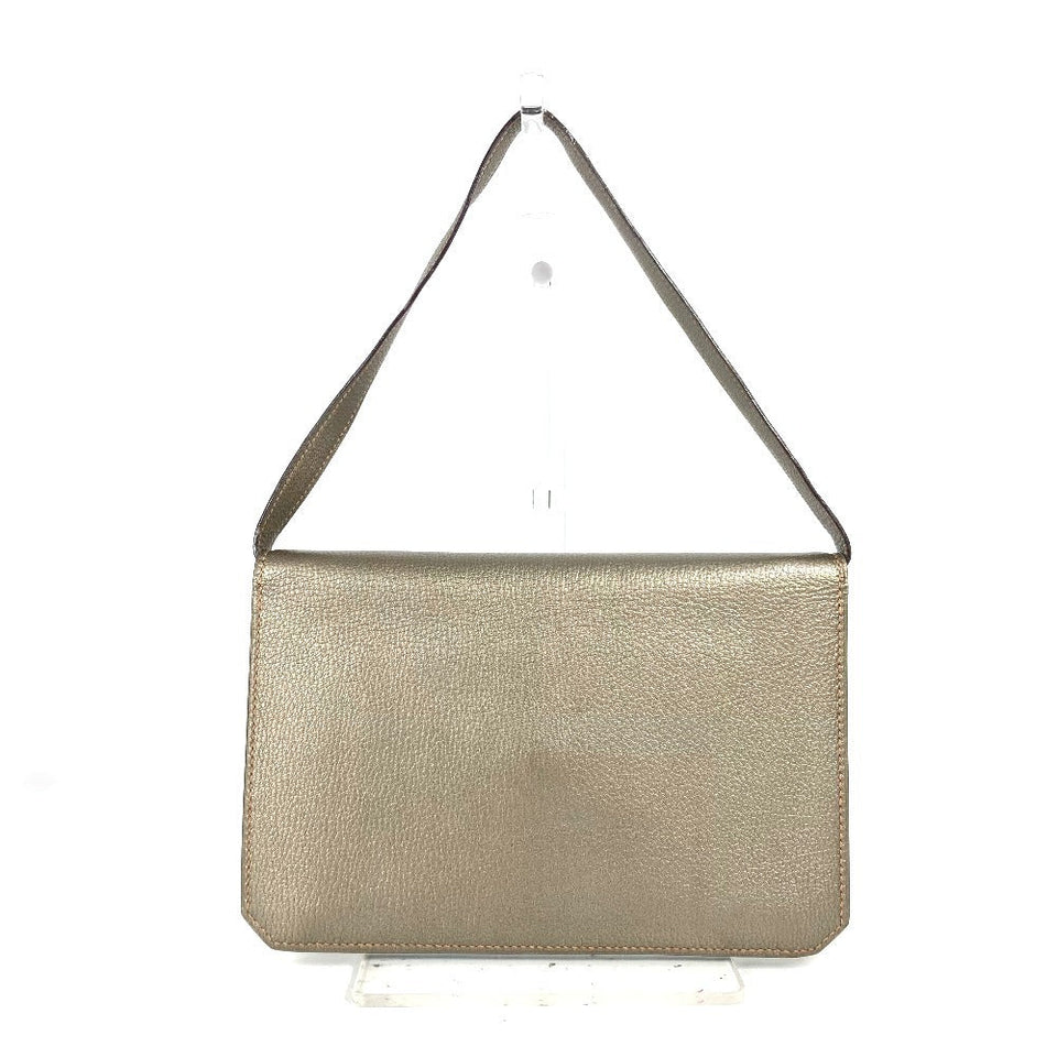 Hermes Shoulder Bag Shave gold 2005 Envelope Women