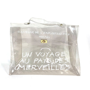 Hermes Handbag Plastics clear Plastics Kelly
