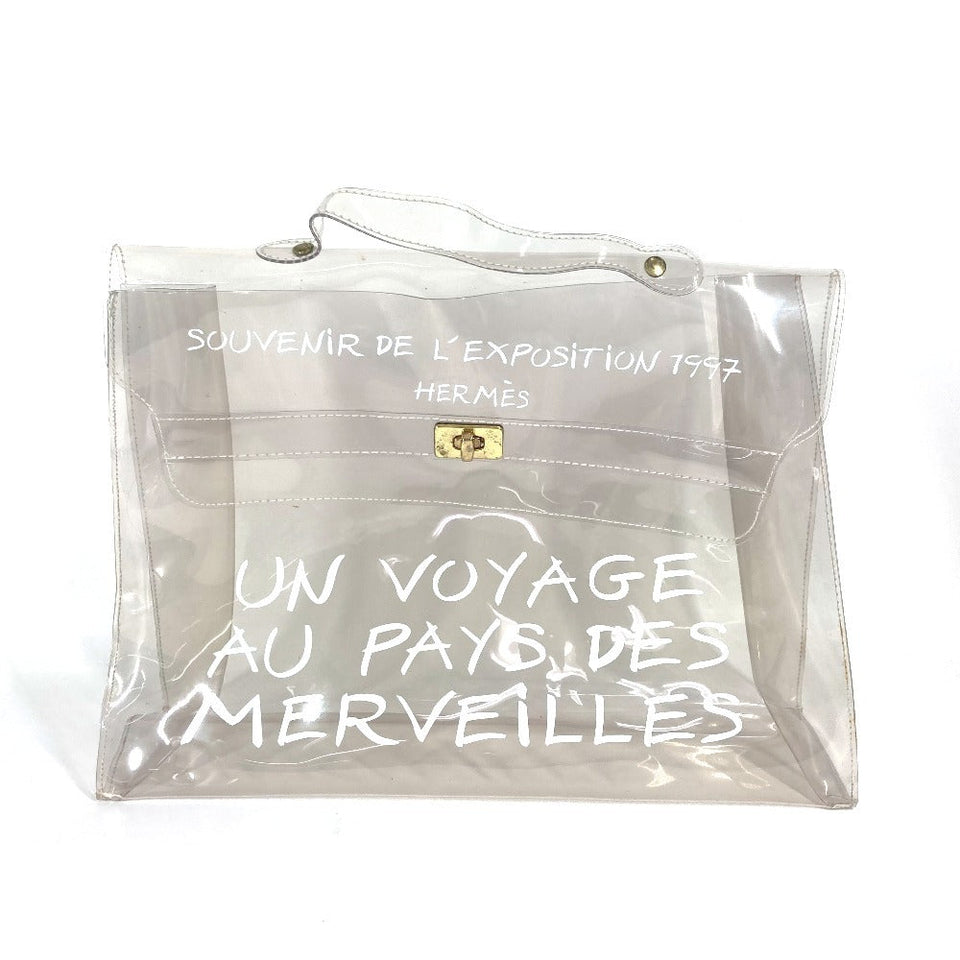 Hermes Handbag Plastics clear Plastics Kelly