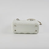 Christian Dior Lady Dior Mini Lambskin White
