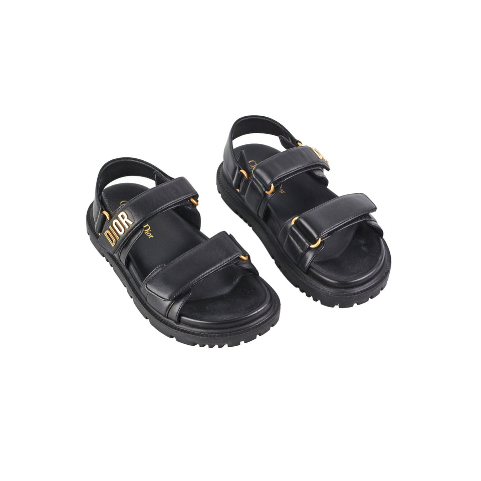 HOLD BO - Christian Dior Black Sandals Size 35.5