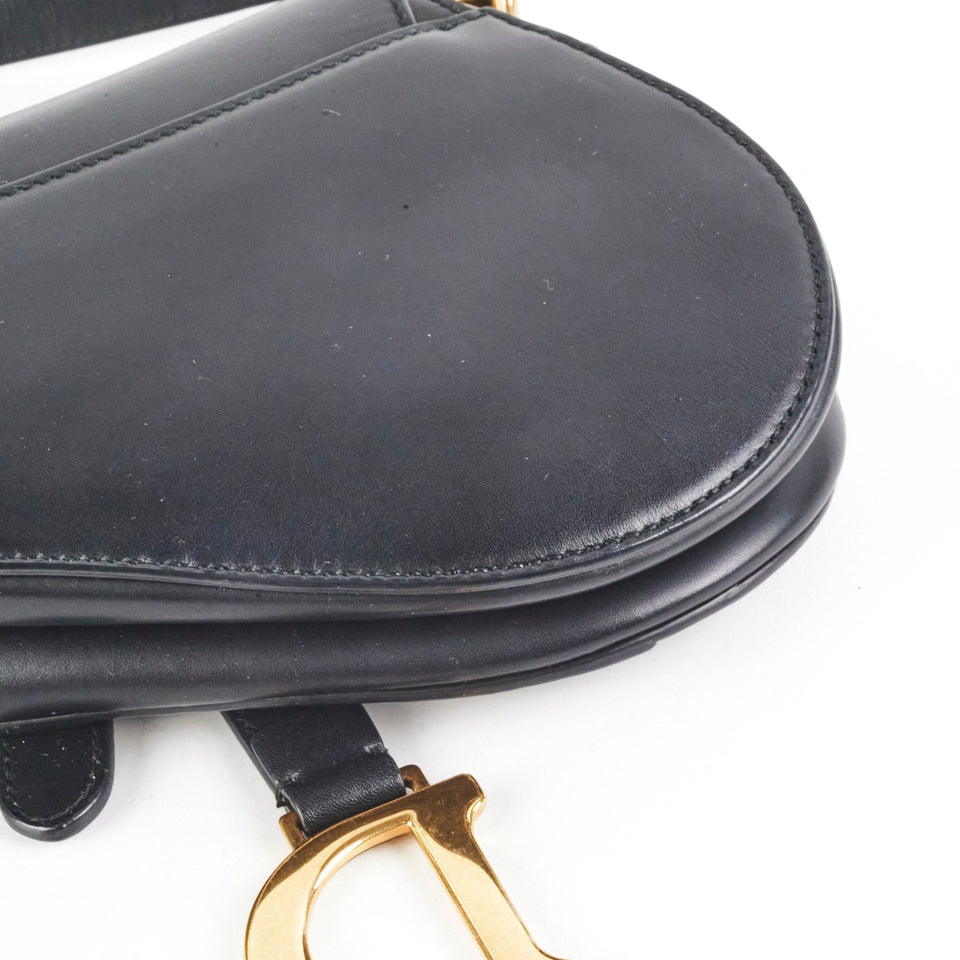 Christian Dior Mini Saddle Black