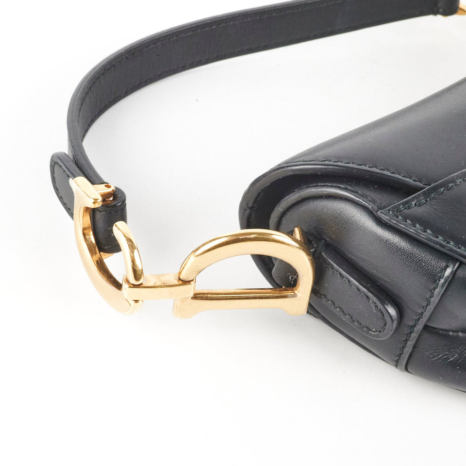 Christian Dior Mini Saddle Black