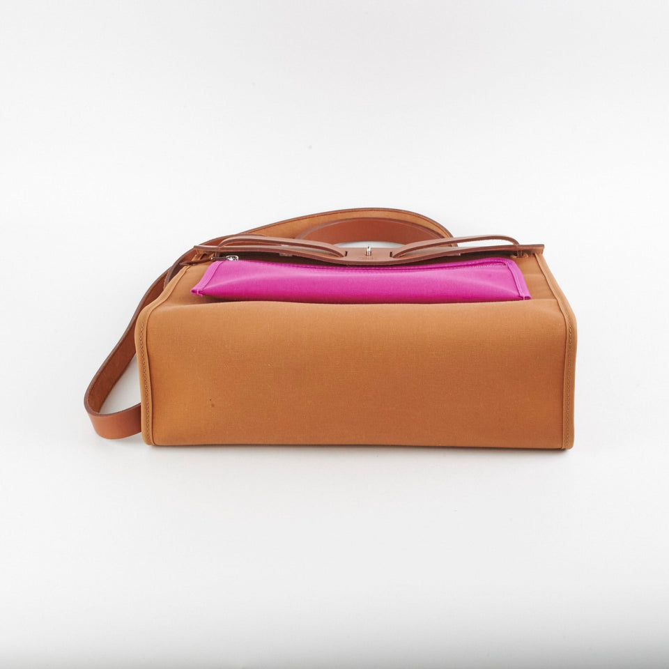 Hermes Herbag 31 Dune/Magnolia - Z Stamp