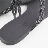 Hermes Island Noir Sandals Size 40