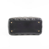 Christian Dior Medium Lady Dior Lambskin Black