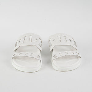 Hermes Extra Sandal Blanc Size 37