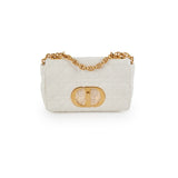 Christian Dior Small Caro Ivory Shoulder Bag