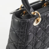 Christian Dior Lady Dior Small Black Lambskin