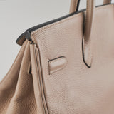 Hermes Birkin 35 Gris Tourterelle Togo - L Square Stamp