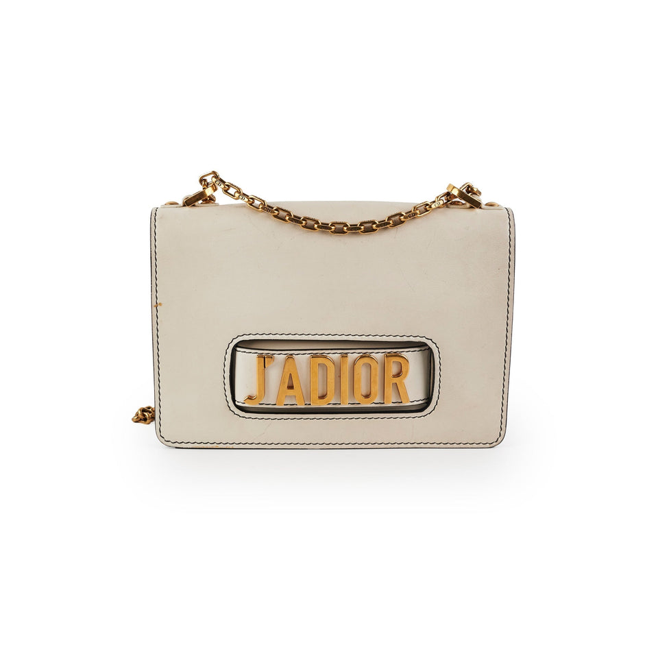 Christian Dior JaDior Leather Flap Bag