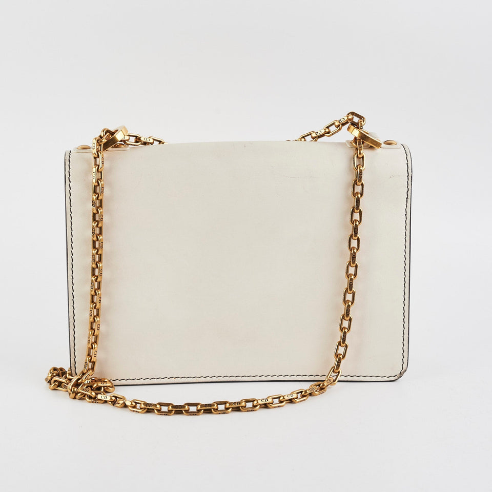 Christian Dior JaDior Leather Flap Bag