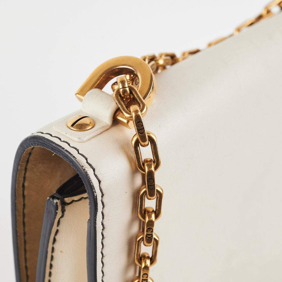 Christian Dior JaDior Leather Flap Bag