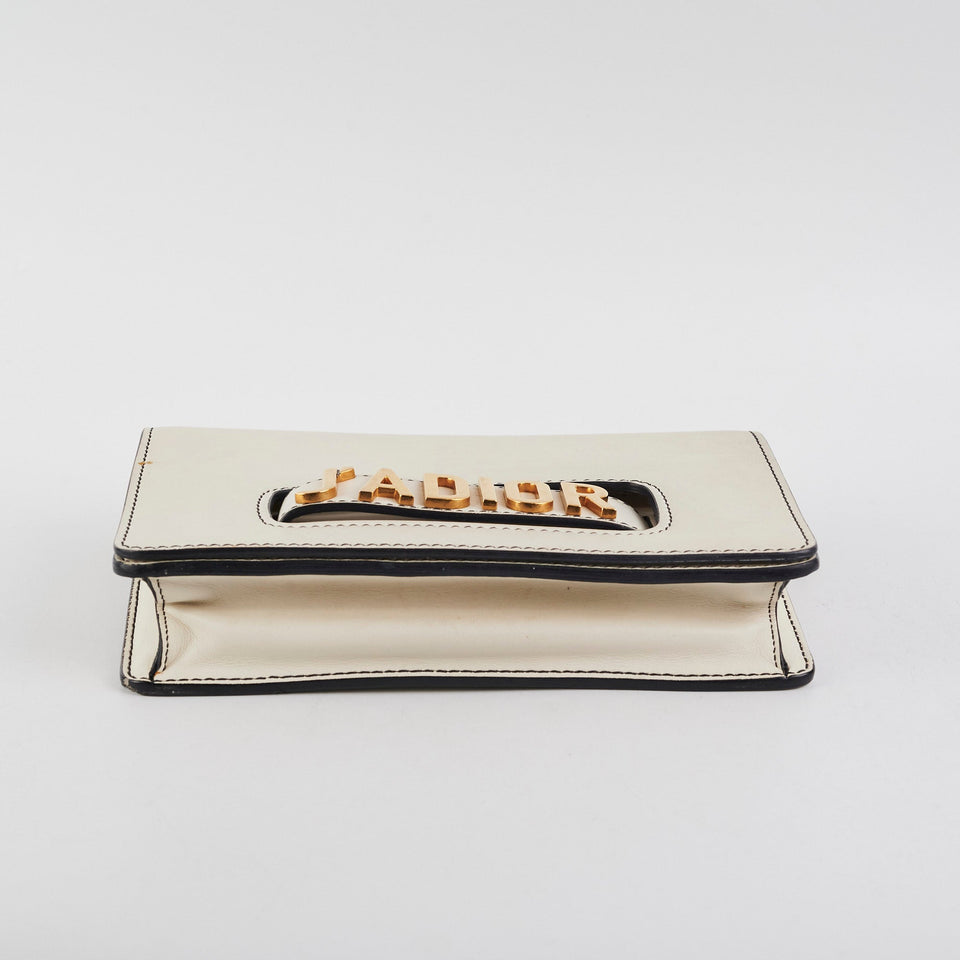 Christian Dior JaDior Leather Flap Bag