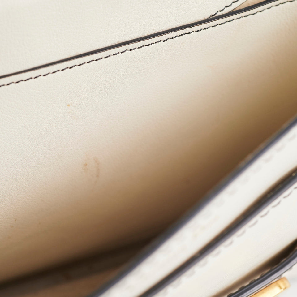 Christian Dior JaDior Leather Flap Bag