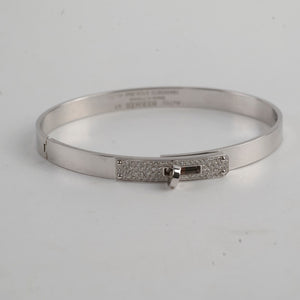 Hermes Kelly White Gold Small Model Size SH