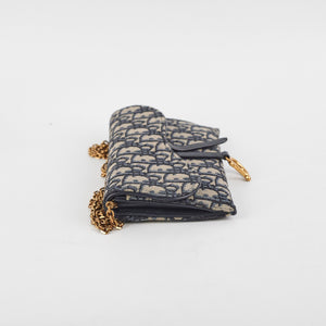 Christian Dior Long Saddle Wallet On Chain WOC