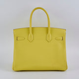 Hermes Birkin 30 Epsom Lime - Y Stamp