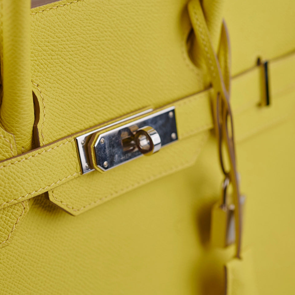 Hermes Birkin 30 Epsom Lime - Y Stamp