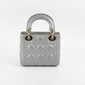 Christian Dior Mini Lady Dior Grey