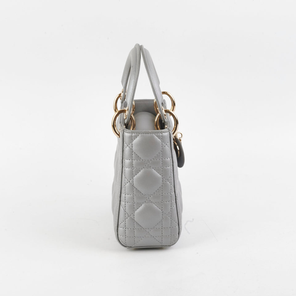 Christian Dior Mini Lady Dior Grey