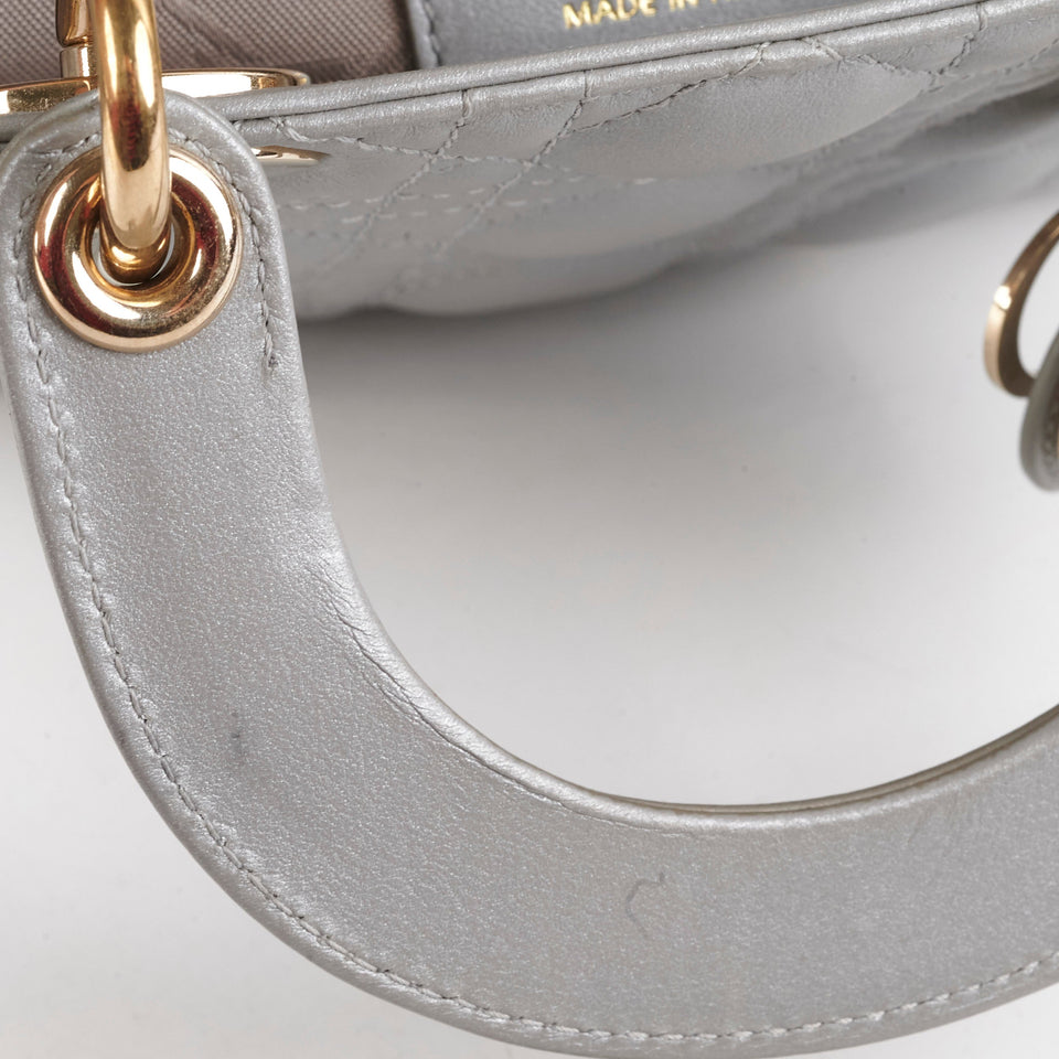 Christian Dior Mini Lady Dior Grey