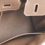 Hermes Birkin 25 Togo Etoupe Stamp D