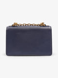 Christian Dior J'ADior Flap Chain Bag Navy Blue Calfskin Leather Mini