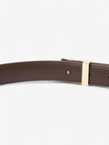 Louis Vuitton LV Iconic Belt Damier Ebene / Gold Leather 85cm / 34"