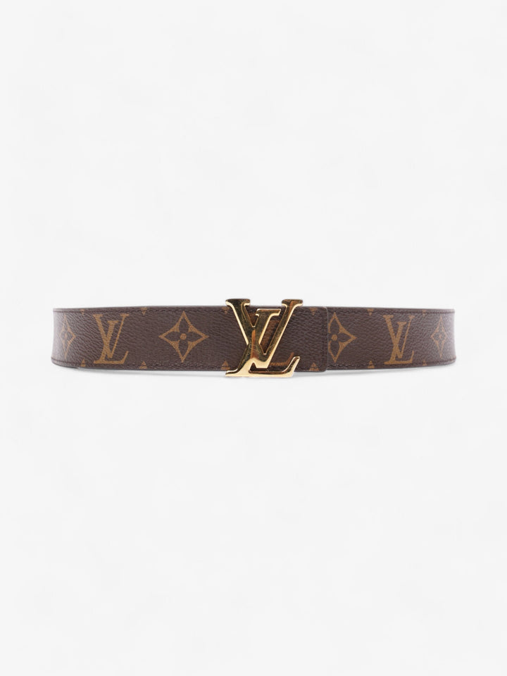 Louis Vuitton LV Initiales Reversible Belt Monogram / Rose Ballerine Coated Canvas 85cm / 34"