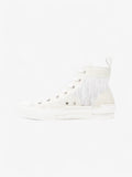Christian Dior B23 High Top White Canvas EU 43.5 UK 9.5