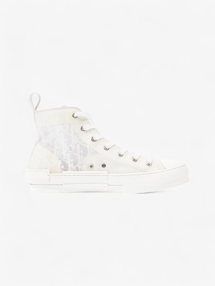 Christian Dior B23 High Top White Canvas EU 43.5 UK 9.5